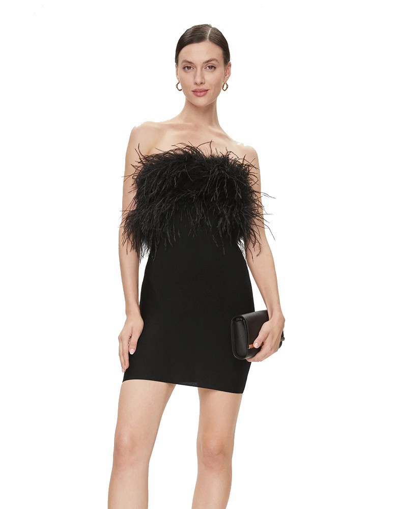 Sukienka koktajlowa Evita z krótkim rękawem na każdą okazję