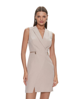 Sukienka koktajlowa czarny regular Fit